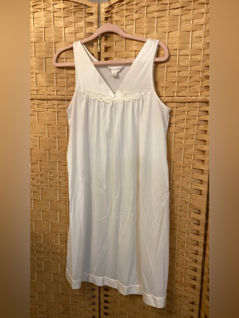 Vintage Vanity Fair Cream Sleeveless Slip Chemise